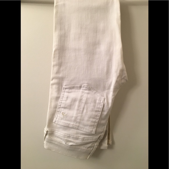 Rag & Bone Lambskin Leather Front Jeans - Picture 7 of 8